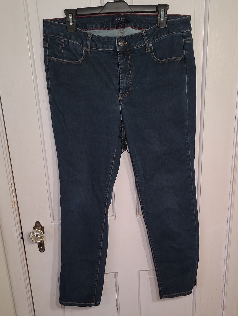 Talbots Indigo Skinny Stretch Jeans Size 16w Petite
